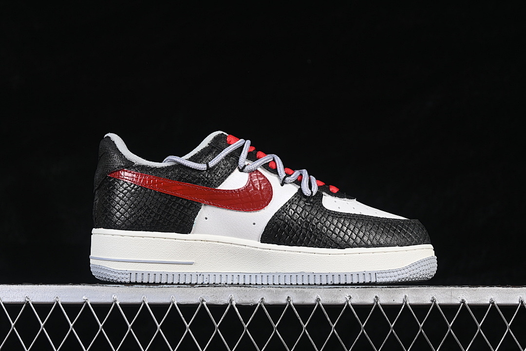 Nike [DX2697-111]-[AIR FORCE 1 07 LOW WHITE/BLACK/RED/GOLD]-[WOMAN:36-39]-[MAN:40-45] - Image 16