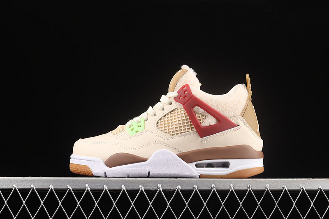 Jordan [DH0572-264]-[AIR JORDAN 4 RETRO GS WILD THINGS SAIL/UNIVERSITY RED/HEMP/BARELY VOLT], photo 1