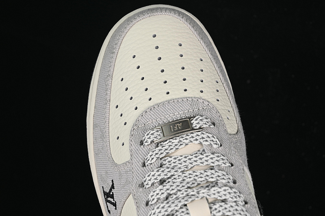 Nike [SC0601-550]-[AIR FORCE 1 07 LOW LV WHITE/BLACK/GREY]-[WOMAN:36-39]-[MAN:40-45] - Image 10