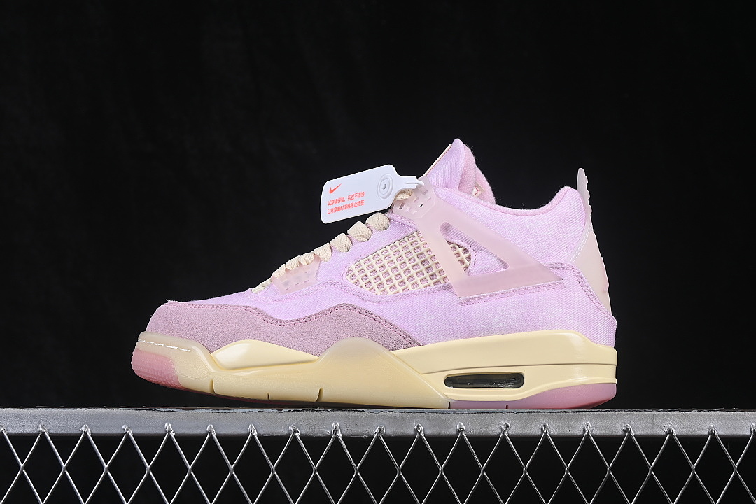 Jordan [IB6716-600]-[AIR JORDAN 4 RETRO AJ4 BASKETBALL SHOES LIGHT PINK/PINK]-[WOMAN:36-39]-[MAN:, photo 1