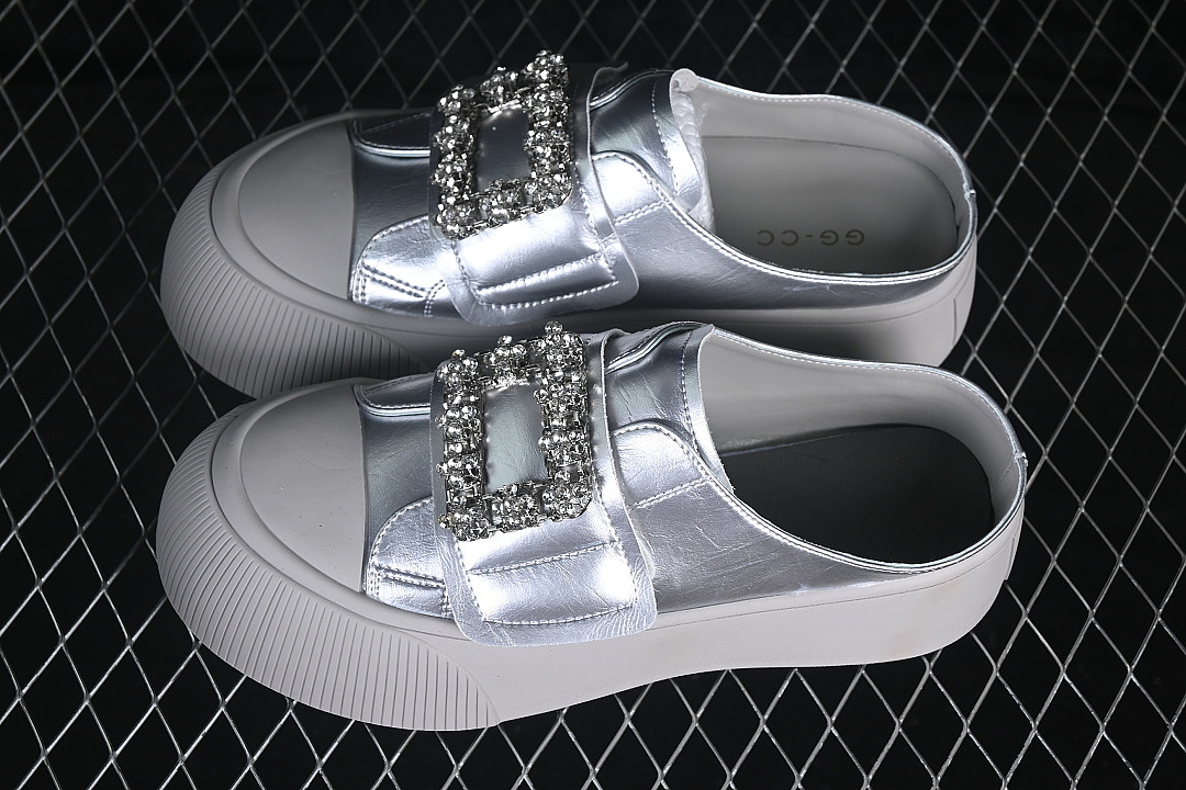 Unbranded [G26U4818B]-[LEISURE LIFESTYLE SHOES SILVER/SILVER/SILVER]-[WOMAN:35-39]-[MAN:40] - Image 10