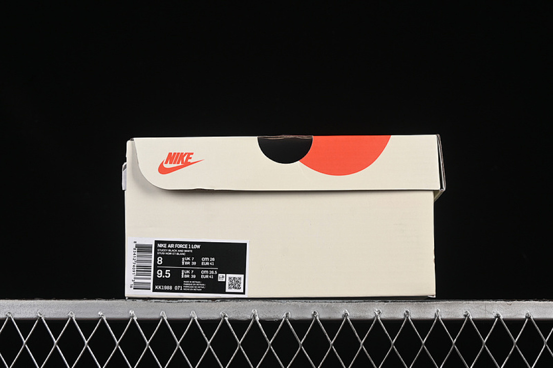 Nike [KK1988-071]-[AIR FORCE 1 07 LOW BLACK/BEIGE]-[WOMAN:36-39]-[MAN:40-45] - Image 12