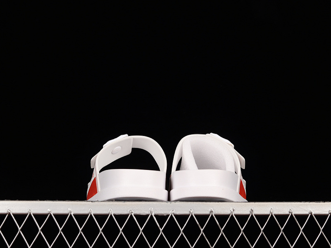Louis Vuitton [L*V TREND CLASSIC SLIPPERS WHITE/WHITE/RED]-[WOMAN:35-39]-[MAN:40-45] - Image 9