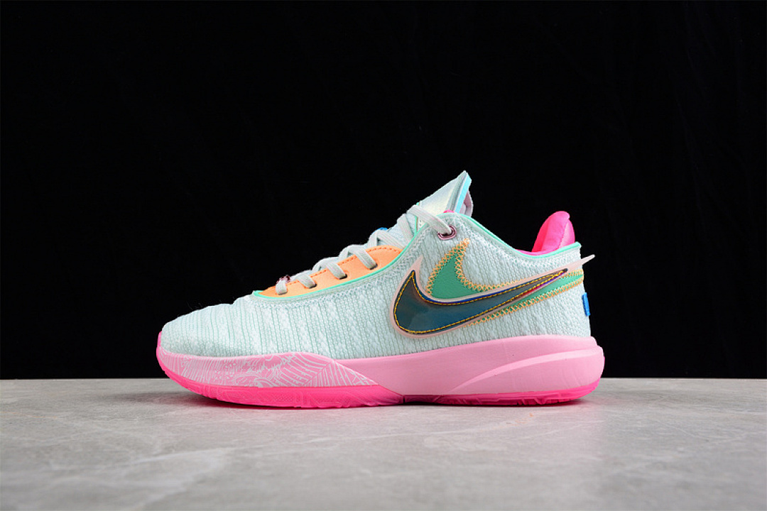 On Running [DJ5422-300]-[LEBRON 20 EP TIME MACHINE BARELY GREEN/MEDIUM SOFT PINK/LIGHT BONE/MULTI-COLOR], photo 1