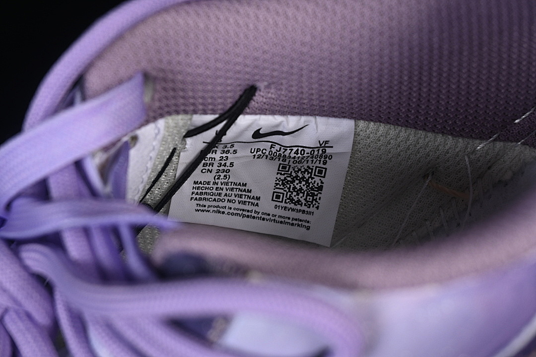 Nike [FJ7740-190]-[AIR FORCE 1 07 LOW CASUAL SNEAKERS WHITE/PURPLE/BLACK]-[WOMAN:36-39]-[MAN:40-45] - Image 6