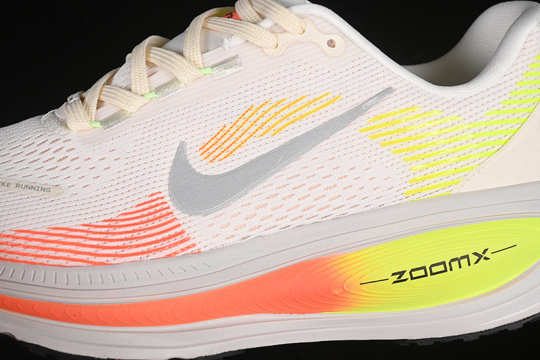 Nike [HQ2157-003]-[AIR ZOOM VOMERO 18 WHITE/GREEN/ORANGE]-[WOMAN:36-39]-[MAN:40-46] - Image 8