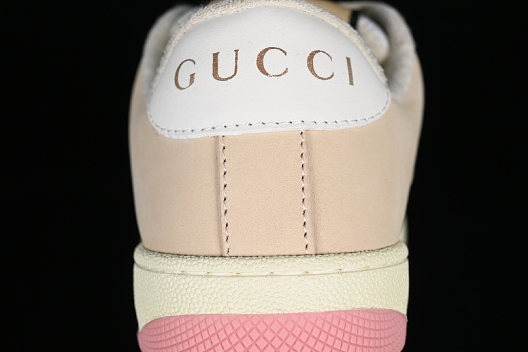 Gucci [9Y9209443]-[GU*CCI DISTRESSED SCREENER SNEAKER WHITE/BROEN/PINK/YELLOW/GREEN]-[WOMAN:35-40] - Image 13
