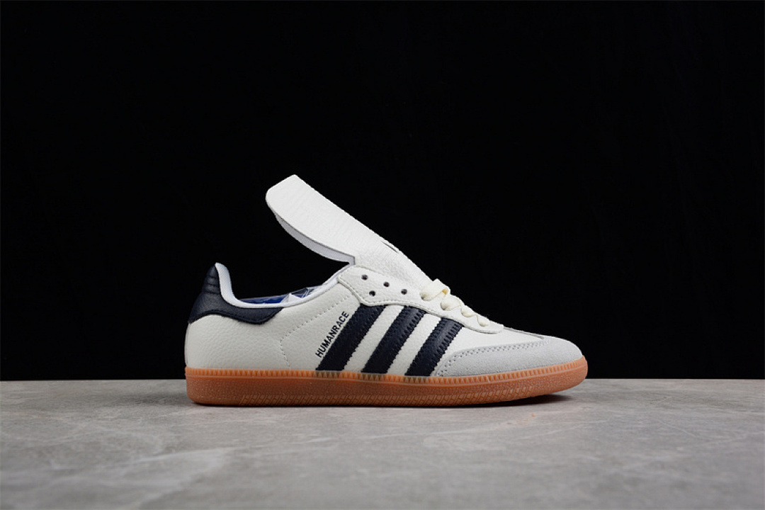 Adidas [HP3383]-[PHARRELL HUMANRACE SAMBA SHOES CLOUD WHITE/CORE BLACK/GUM]-[WOMAN:36-39]-[MAN:40-45] - Image 14