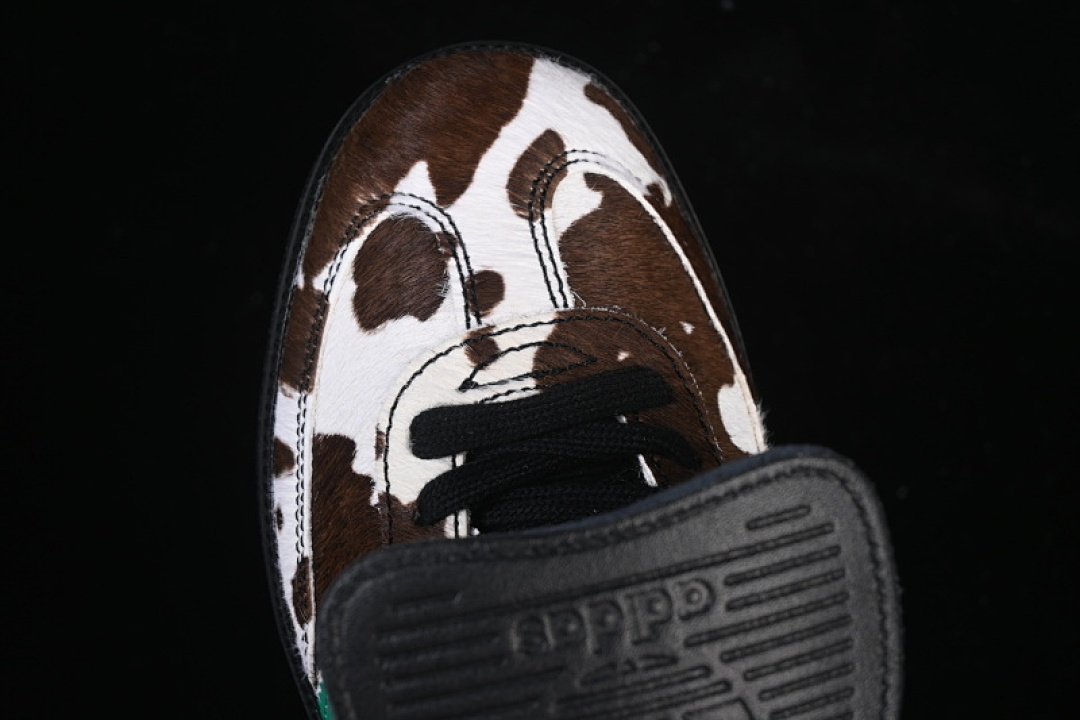 Adidas [JS3930]-[SAMBA LT COW PRINT BLACK/WHITE/COLLEGIATE GREEN]-[WOMAN:35.5-39]-[MAN:40-45] - Image 10