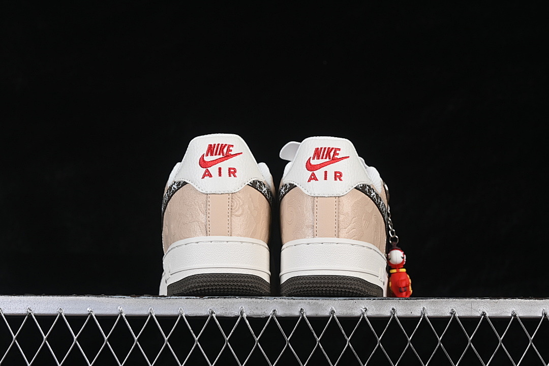 Nike [NH0601-537]-[AIR FORCE 1 07 LOW WHITE/BROWN/GREEN/RED]-[WOMAN:36-39]-[MAN:40-45] - Image 14