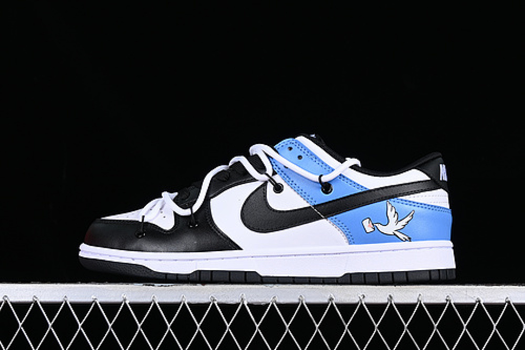 Unbranded [DD1391-100]-[DUNK LOW SB WHITE/BLACK/BLUE]-[WOMAN:36-39]-[MAN:40-46], photo 1