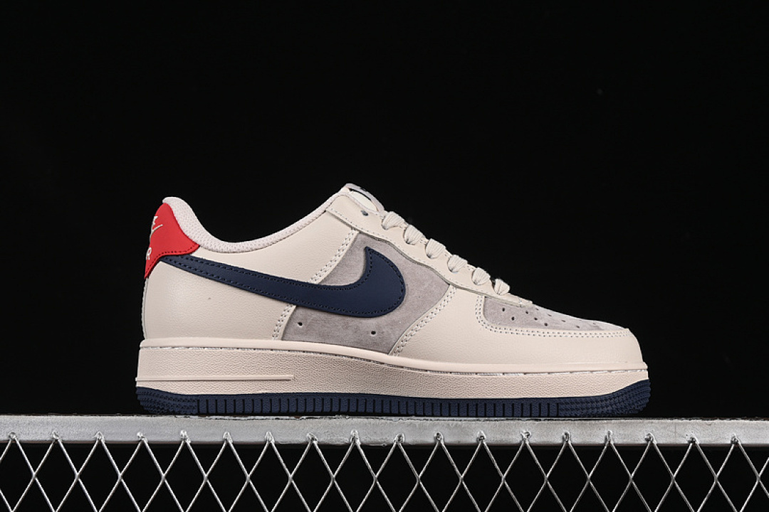 Nike [XX3168-133]-[AIR FORCE 1 07 LOW GREY/BLUE/RED]-[WOMAN:36-39]-[MAN:40-45] - Image 16