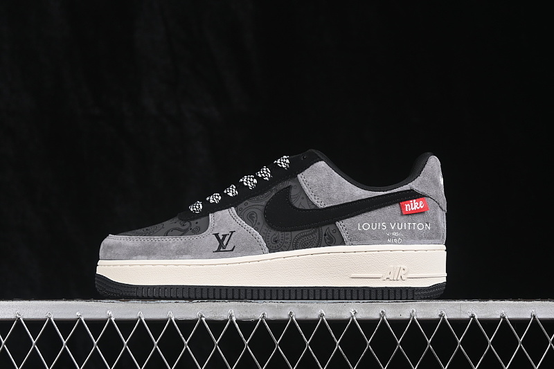 Nike Nike AIR FORCE 1 07 LOW CASUAL SNEAKERS GREY/BLACK/WHITE · RJ1988-002, photo 1