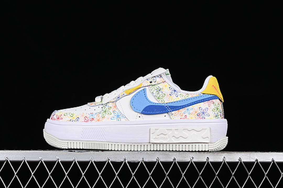 Nike Nike AIR FORCE 1 FONTANKA WHITE/BLUE/YELLOW/GREY · DV3211-100, photo 1