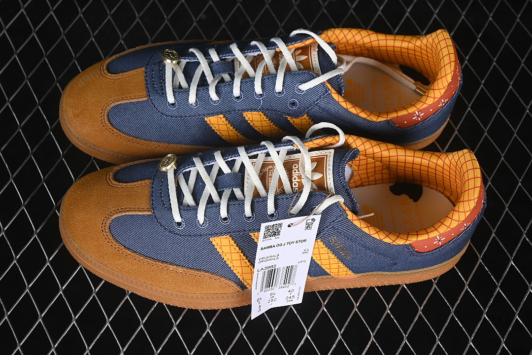 Unbranded [LA3985]-[OG J TOY STORY CLOVER CASUAL BOARD SHOES NAVY BLUE/ORANGE]-[WOMAN:36-39]-[MAN:40-45] - Image 10