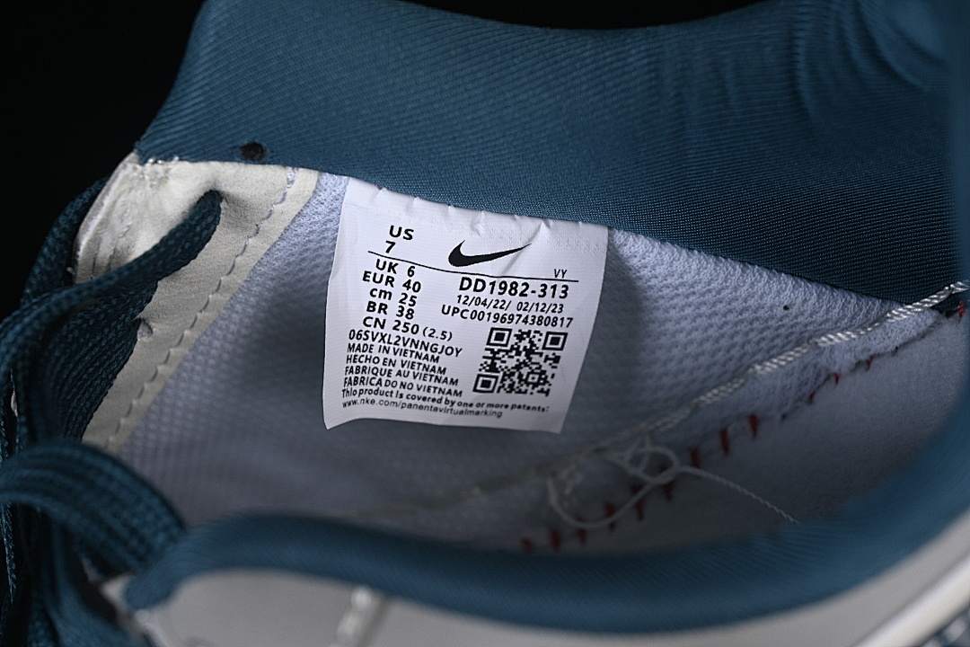 Nike [DD1928-313]-[AIR FORCE 1 07 LOW WHITE/GREY/BLUE]-[WOMAN:36-39]-[MAN:40-45] - Image 6