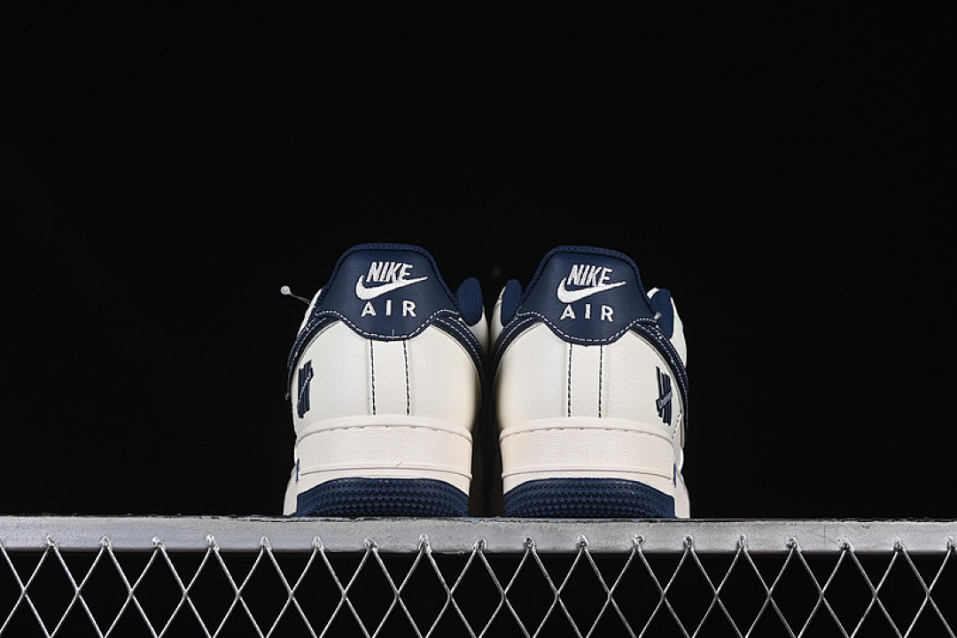 Nike [XS1958-522]-[AIR FORCE 1 07 LOW UN WHITE/GREY/BLUE]-[WOMAN:36-39]-[MAN:40-45] - Image 14