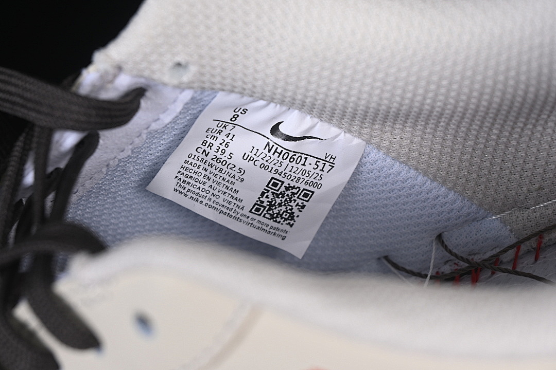 Nike [NH0601-517]-[AIR FORCE 1 07 LOW CASUAL SNEAKERS COFFEE/RED/BEIGE]-[WOMAN:36-39]-[MAN:40-45] - Image 5
