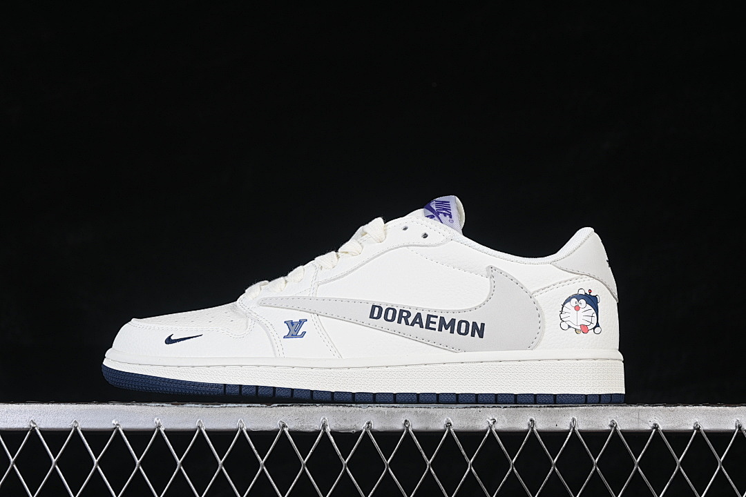 Jordan [DZ2688-004]-[AIR JORDAN 1 LOW WHITE/GREY/WHITE]-[WOMAN:36-39]-[MAN:40-45], photo 1
