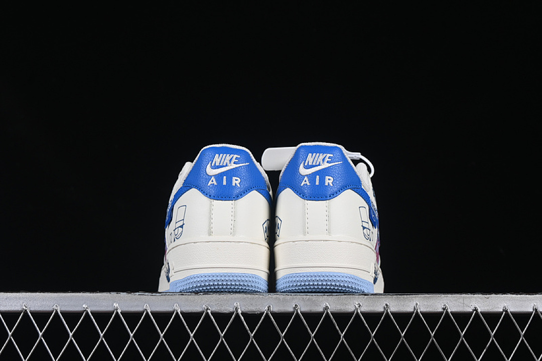 Nike [DB3301-121]-[AIR FORCE 1 07 LOW KAITO KUROBA WHITE/BLUE/PINK]-[WOMAN:36-39]-[MAN:40-45] - Image 14