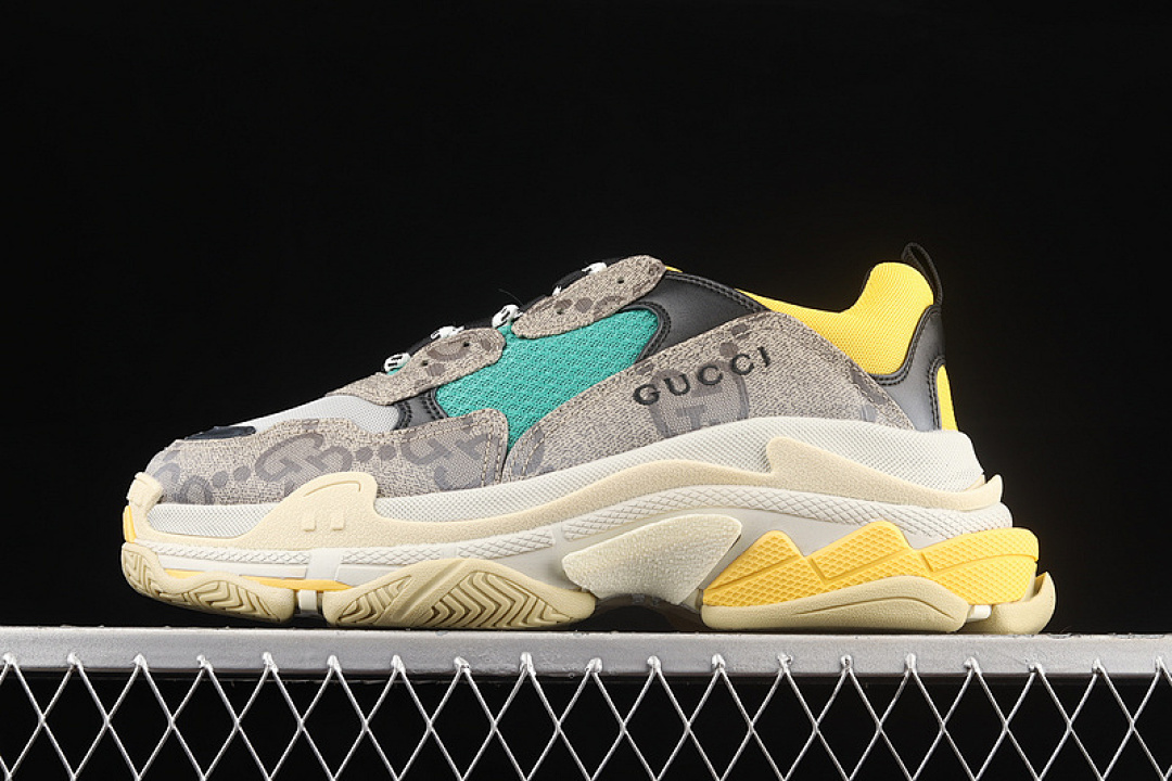 Unbranded [UMO209766]-[GU*CCI X BA*LEN*CIAGA TRIPLE S SNEAKERS GREY/WHITE/MULTI-COLOR]-[UNISEX:35-46], photo 1