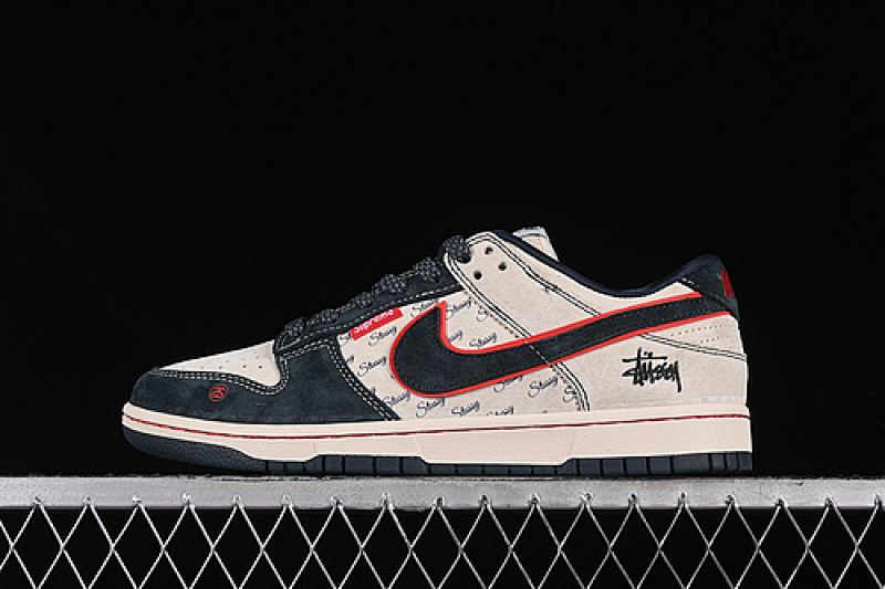 Nike SB DUNK LOW BEIGE/BLUE/ORANGE · DQ1098-520, photo 1