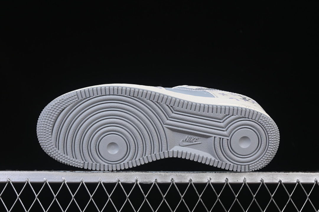 Nike [DF0188-078]-[AIR FORCE 1 07 LOW LV WHITE/BLUE/GREY]-[WOMAN:36-39]-[MAN:40-45] - Image 15