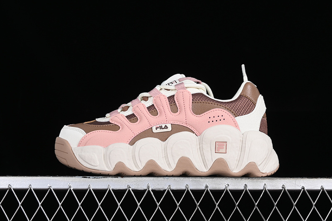 Fila [F12W342103FMR]-[FILA WHITE/GREY/BROWN/PINK]-[WOMAN:35-40], photo 1