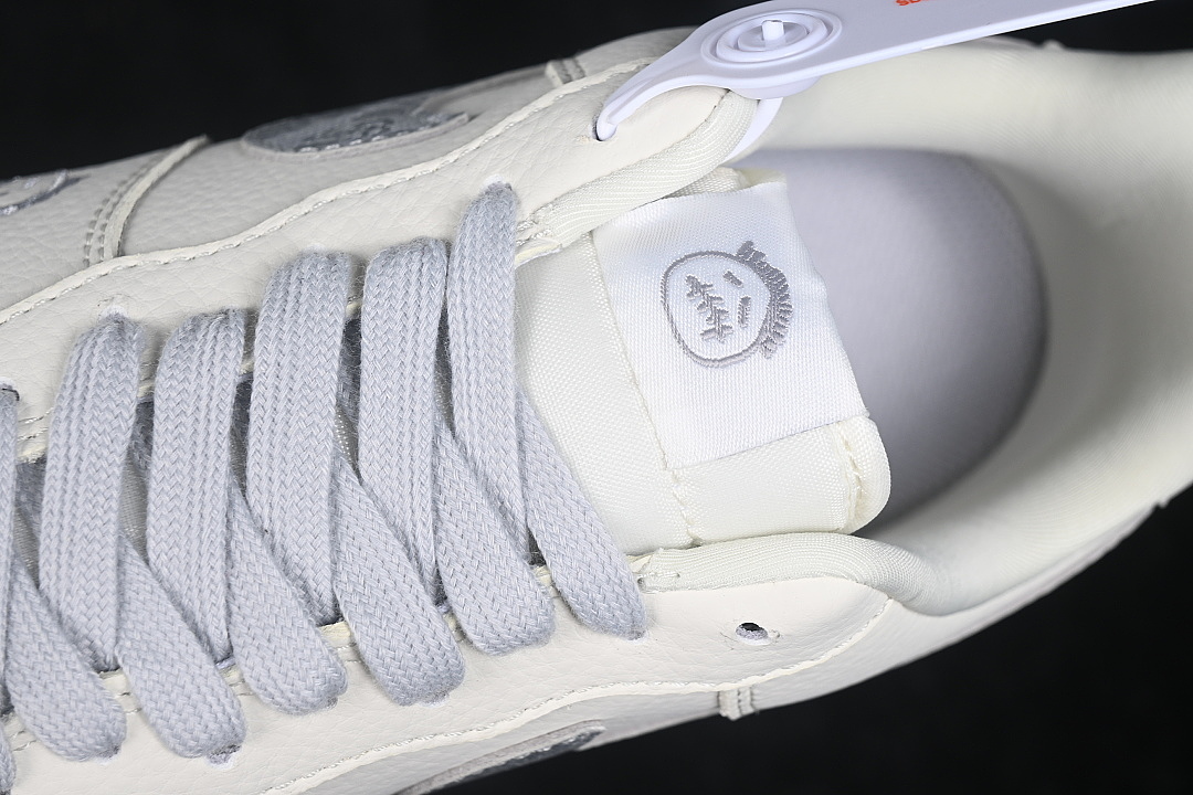 Nike [DW8806-013]-[AIR FORCE 1 07 LOW CASUAL SNEAKERS WHITE/GREY/WHITE]-[WOMAN:36-39]-[MAN:40-45] - Image 9