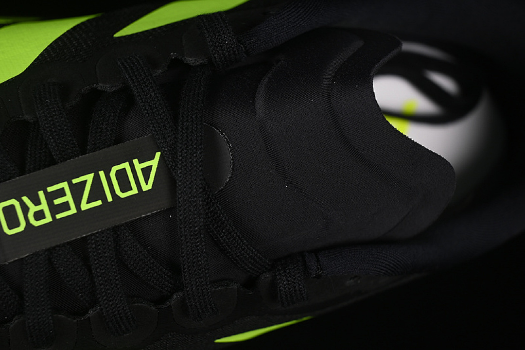 Adidas [ JR3420]-[ADIZERO EVO SL CORE BLACK/LUCID LEMON/IRON METALLIC]-[WOMAN:36-39]-[MAN:40-45] - Image 9