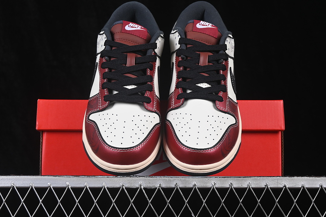 Unbranded [WR0508-186]-[DUNK LOW SHELL TOE CASUAL SNEAKERS RED/WHITE]-[MAN:40-46] - Image 12