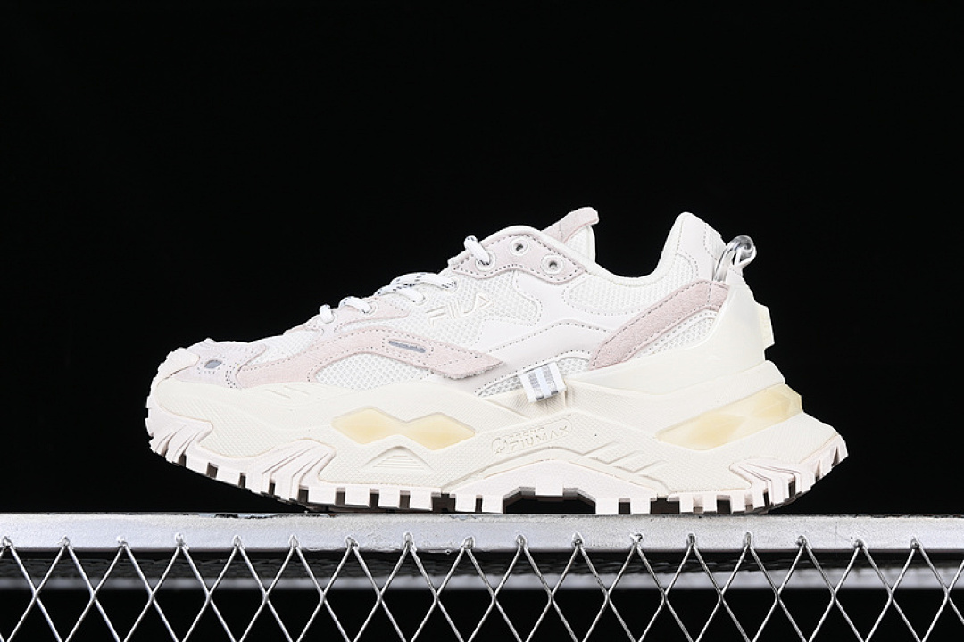 Fila [T12W135211FMM]-[FILA FUSION PLATFORM HARD CANDY DADDY SHOES WHITE/BEIGE]-[WOMAN:35.5-40], photo 1