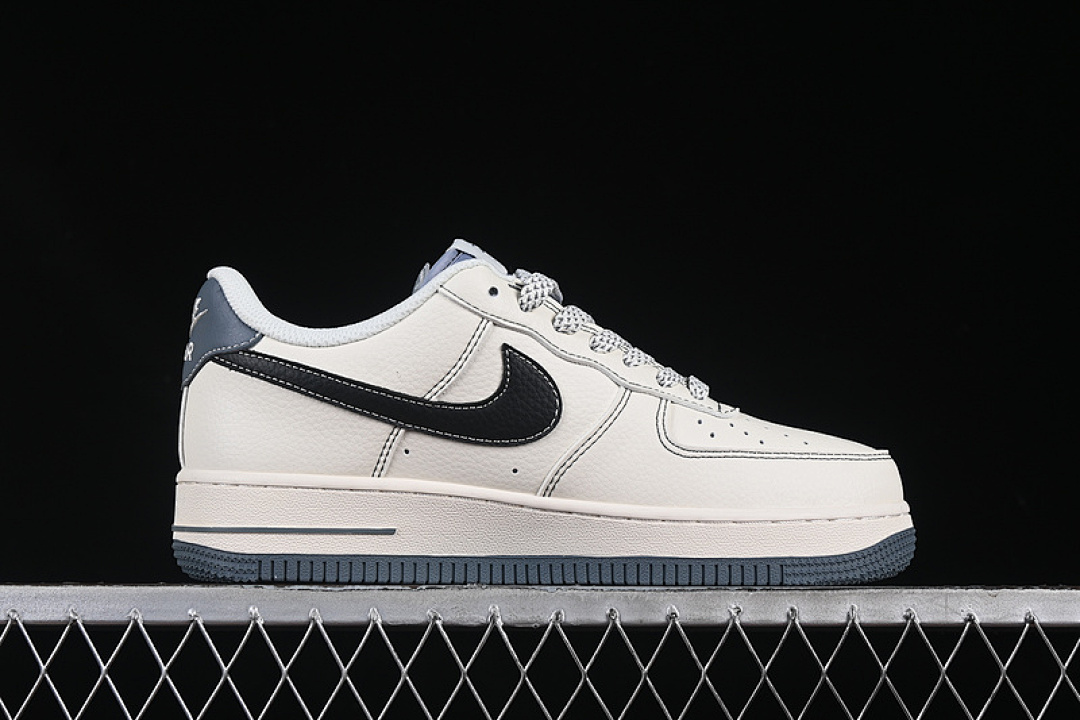 Nike [XZ6188-761]-[AIR FORCE 1 07 LOW WHITE/GREY/BLUE/BLACK]-[WOMAN:36-39]-[MAN:40-45] - Image 16