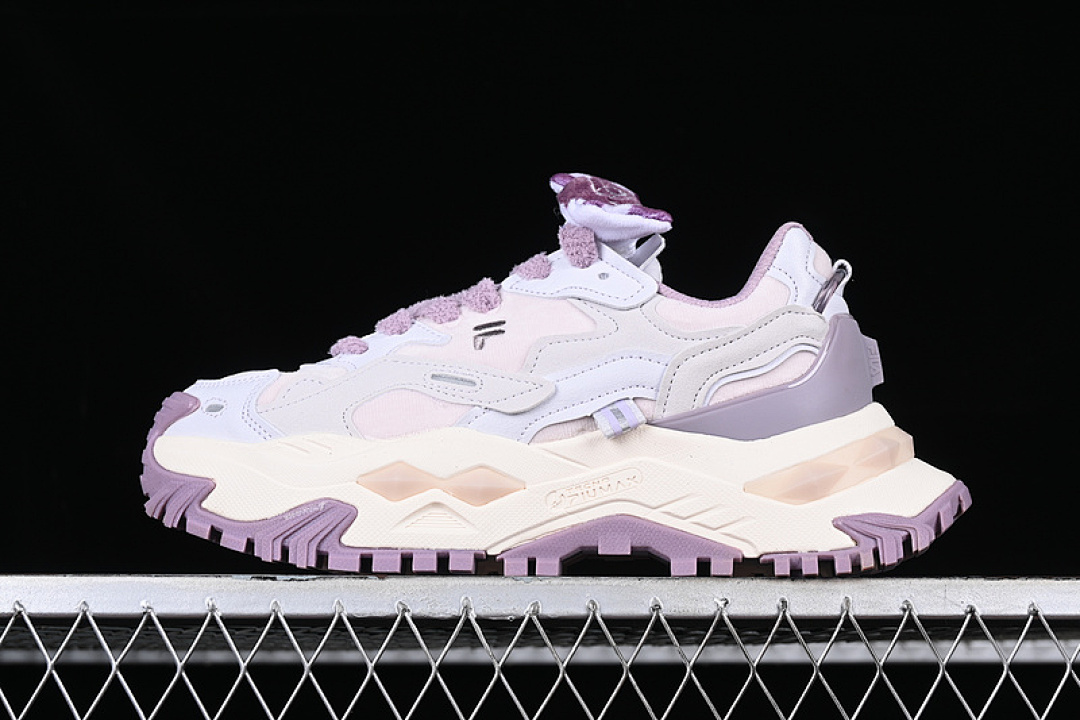 Purple [T12W241301FLL]-[FILA FUSION PLATFORM DADDY SHOES WHITE/PURPLE]-[WOMAN:35.5-40], photo 1
