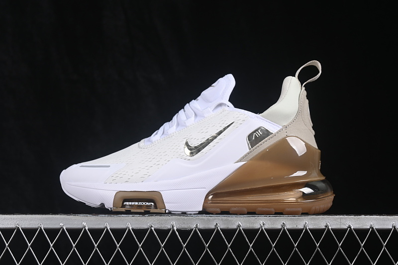 Nike AIR MAX 270 PREMIUM AIR CUSHION SHOES COFFEE/WHITE · IO9883-101, photo 1