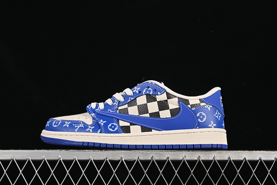 Jordan TRAVIS SCOTT X FRAGMENT DESIGN AIR Jordan 1 LOW OG SP WHITE/BLUE/BLACK · XQ1979-003, photo 1