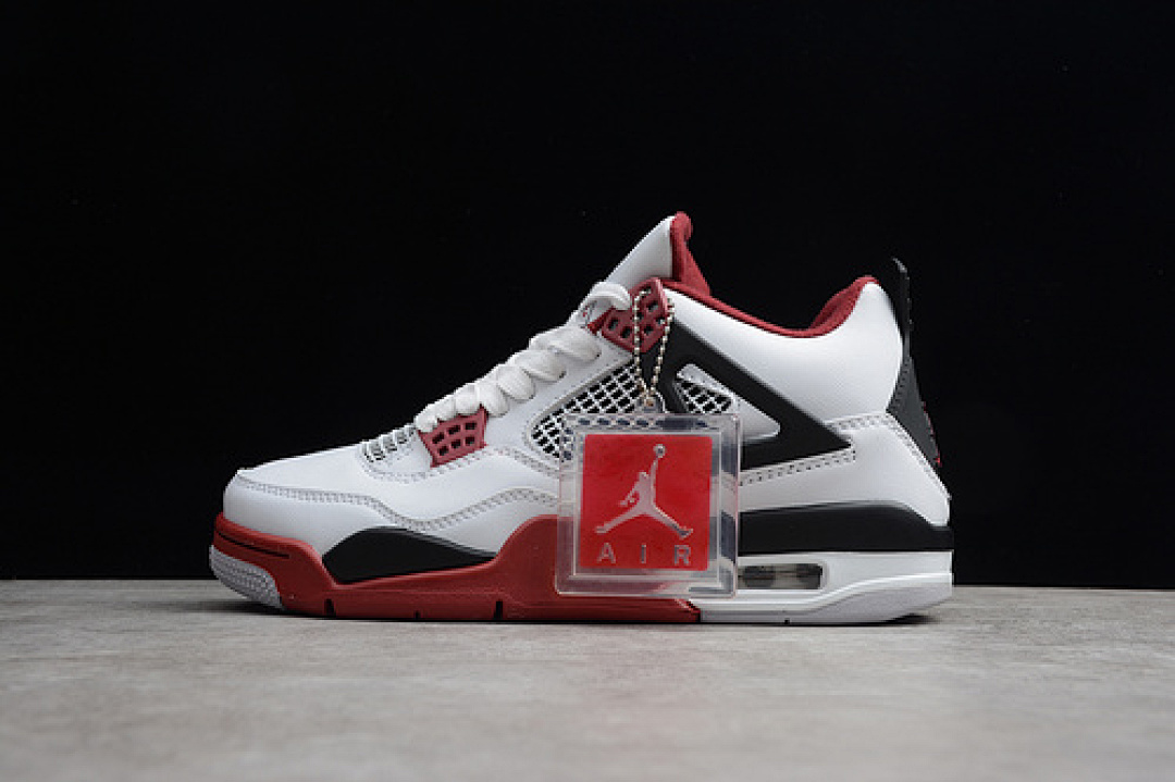 Jordan [84-82-93]-[308497-160]-[AIR JORDAN 4 RETRO FIRE RED WHITE/CLARET RED-BLACK]-[MAN:40-46], photo 1