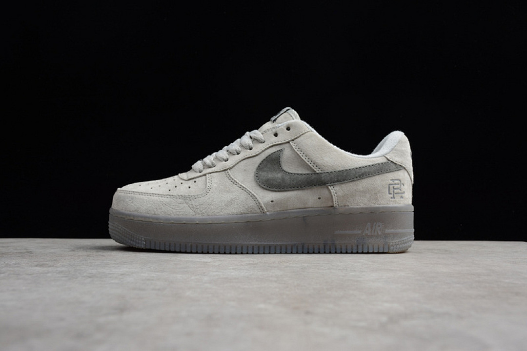 Nike [AA1117-118]-[AIR FORCE 1 X REIGNING CHAMP LIGHT GREY/BLACK]-[WOMAN:36-39]-[MAN:40-44]-[OG00120], photo 1