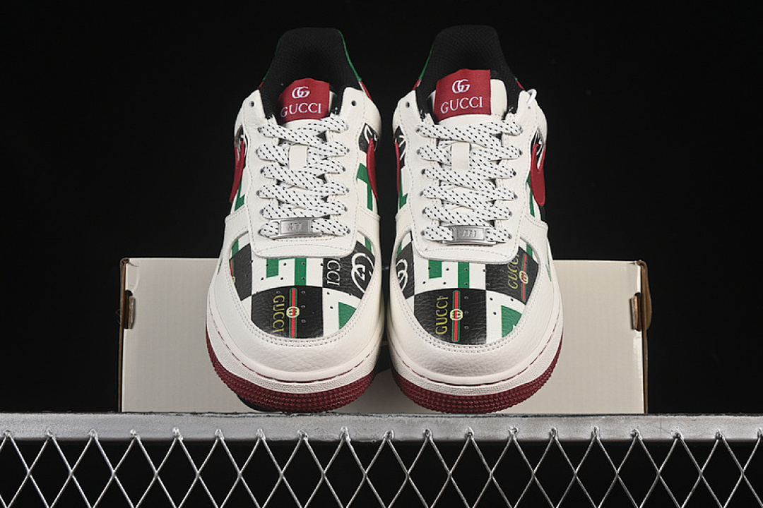 Nike [LW9279-012]-[AIR FORCE 1 07 LOW WHITE/RED/GREEN]-[WOMAN:36-39]-[MAN:40-45] - Image 13