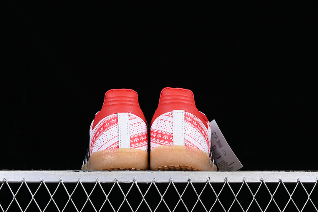 Adidas [GZ4711]-[ADIDAS SAMBA VEGAN CHRISTMAS CLOUD WHITE/SHADOW NAVY/VIVID RED]-[WOMAN:36-39]-[MAN:40 - Image 13