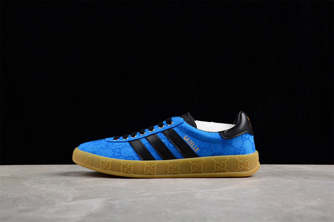 Adidas [737967 FAAW3 4349]-[ADIDAS ORIGINALS GAZELLE ESQUISITE GU*CCI BLUE/BLACK]-[UNSIEX:35-45], photo 1