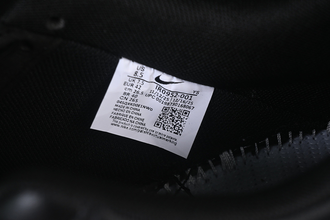 Unbranded [IR0952-001]-[AIR FORCE 1 07 LOW CASUAL SNEAKERS BLACK/WHITE/BLACK]-[WOMAN:36-39]-[MAN:40-45] - Image 6
