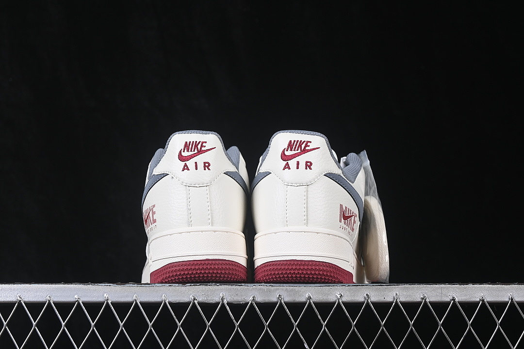Nike [MM3399-831]-[AIR FORCE 1 07 LOW CASUAL SNEAKERS RED/WHITE/GREY]-[WOMAN:36-39]-[MAN:40-45] - Image 13