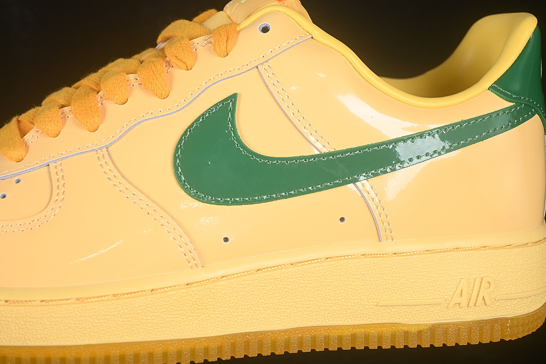 Unbranded [IO4489-700]-[AIR FORCE 1 07 LOW TOPAZ GOLD YELLOW/DARK GREEN]-[WOMAN:35.5-39]-[MAN:40-47.5] - Image 7