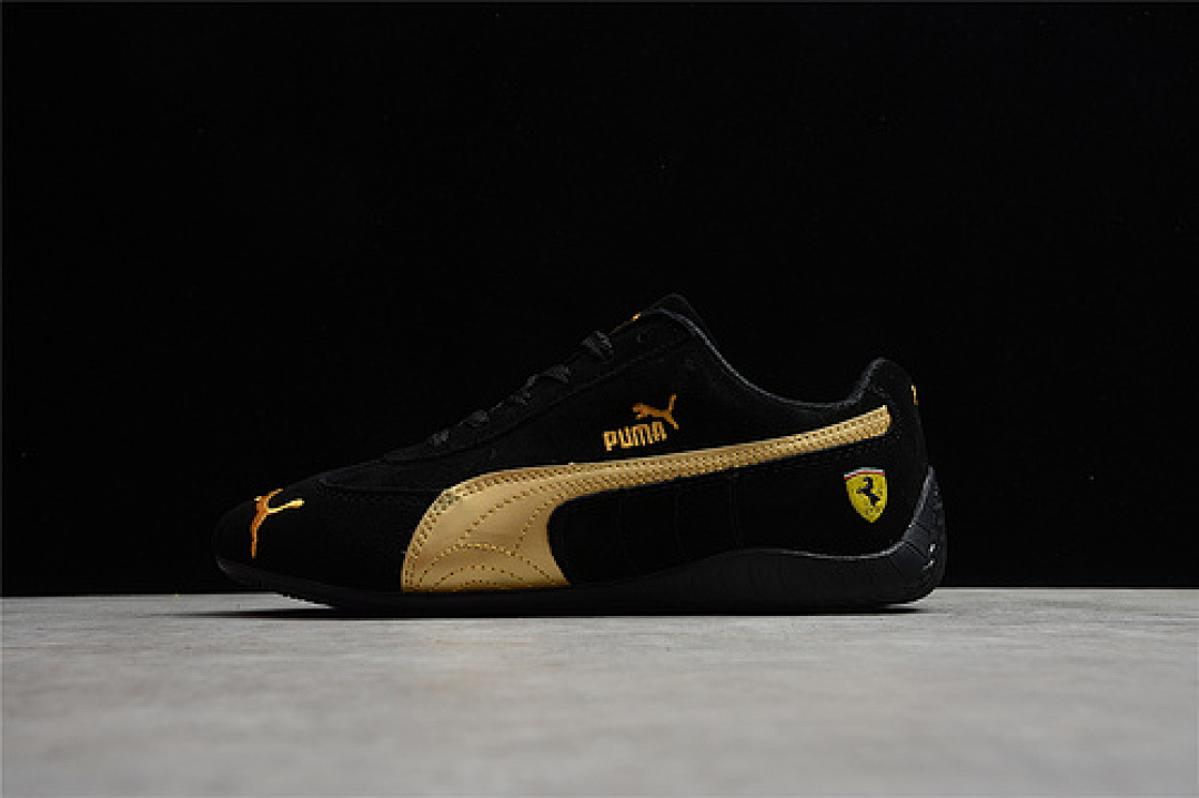 Puma Puma FUTURE CAT LEATHER SF BLACK/BLACK/GOLD · 300833-06, photo 1
