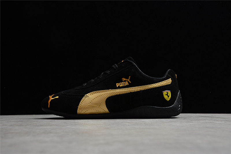 Puma Puma FUTURE CAT LEATHER SF BLACK/BLACK/GOLD · 300833-06, photo 1