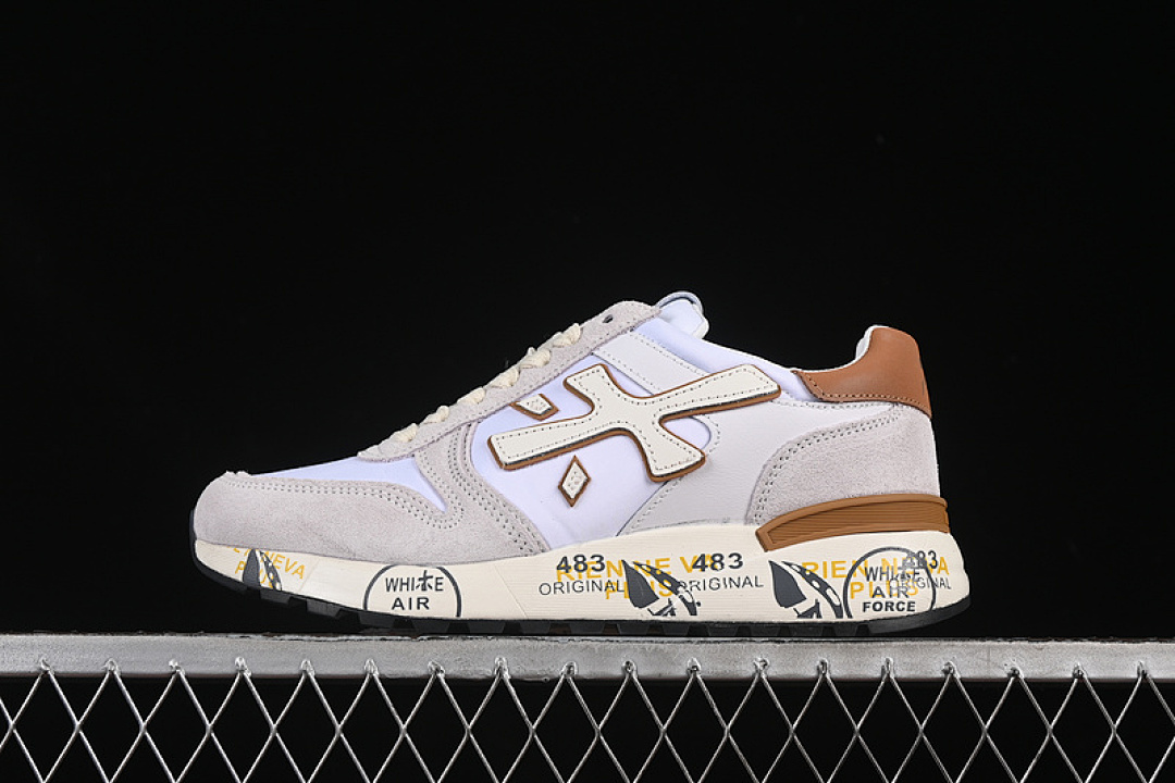PREMIATA MICK WHITE/GREY/BROWN · 2504030, photo 1
