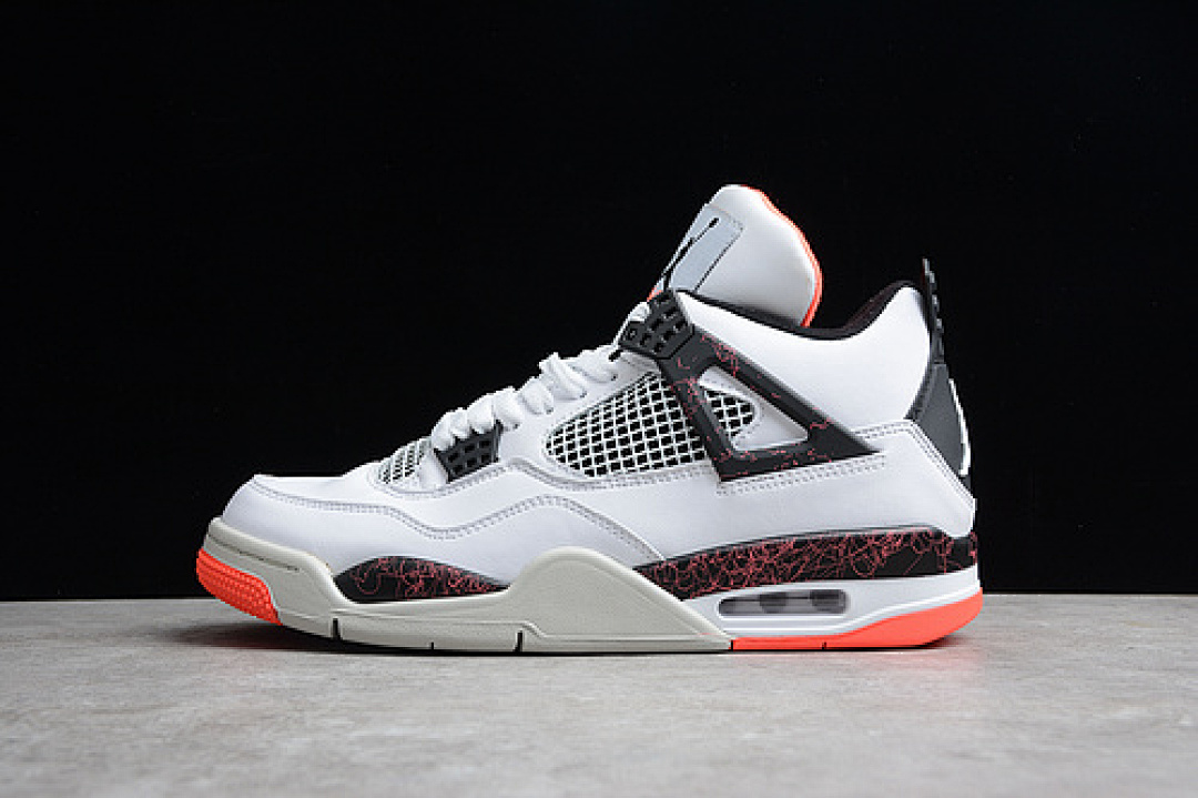 Jordan [308497-116]-[AIR JORDAN 4 RETRO PALE CITRON WHITE/BLACK-BRIGHT CRIMSON-PALE, photo 1