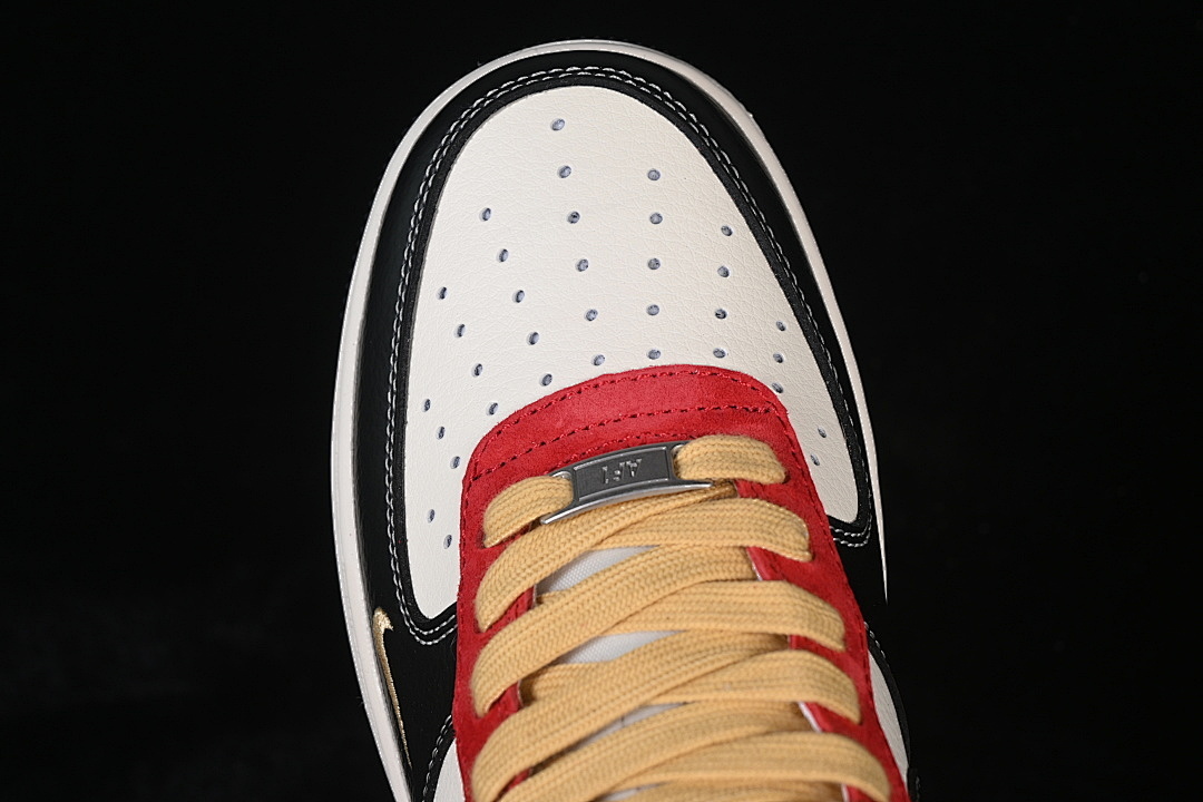 Nike [XD0028-004]-[AIR FORCE 1 07 LOW CASUAL SNEAKERS WHITE/RED/BLACK]-[WOMAN:36-39]-[MAN:40-45] - Image 10