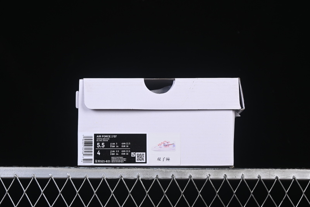 Nike [521-621]-[AIR FORCE 1 07 LOW GEMINI WHITE/RED]-[WOMAN:36-39]-[MAN:40-45] - Image 12